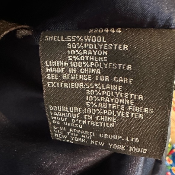 KENNETH Cole Reaction wool coat size XL - Picture 6 of 11